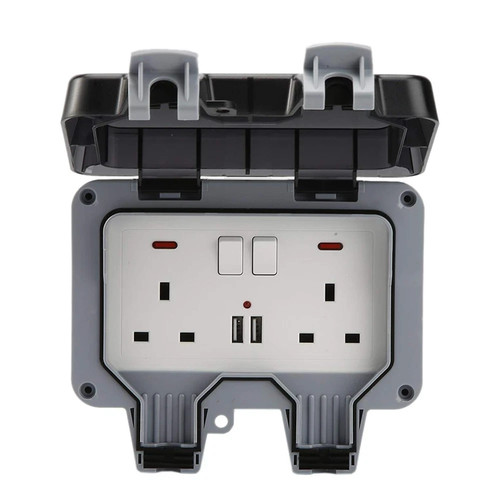Waterproof outdoor 13a gang - outdoor,