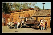 POSTCARD OLD BETSY BORAX MINE TRAIN KNOTSS BERRY FARM BUENA PARK CALIFORNIA