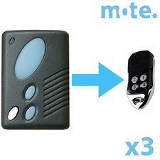 3 x Gliderol TM305-C Compatible Garage/Gate Door Remote GTS 2000 & GRD 2000