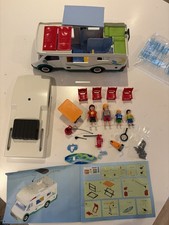 Playmobil Camper Van Figures and Accessories.  Original Figures And Furniture