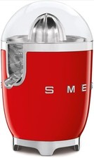 Smeg Electric Red Citrus Juicer with Anti Drip Spout and Lid