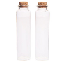 Clear Glass Bottles with Cork