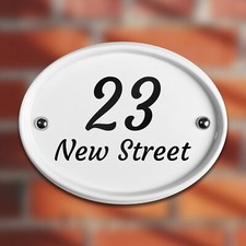 White Engraved Ceramic Oval