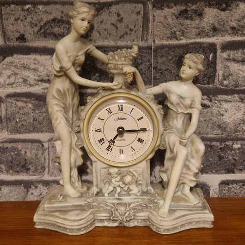 Juliana figurine mantel - mantel, clock