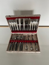 CASED 24 PIECE CANTEEN OF "ELDON" STAINLESS CUTLERY SET