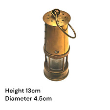 Vintage Brass Miniature Miners