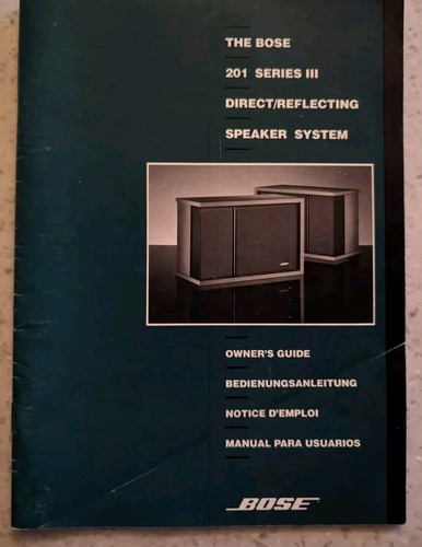 Bose 201 series iii - bose,