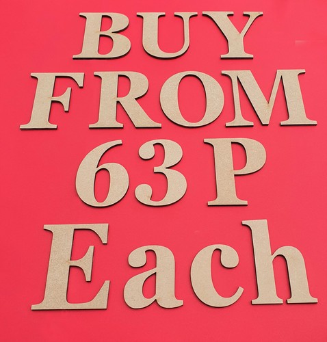 Wooden letters large - letters, mdf