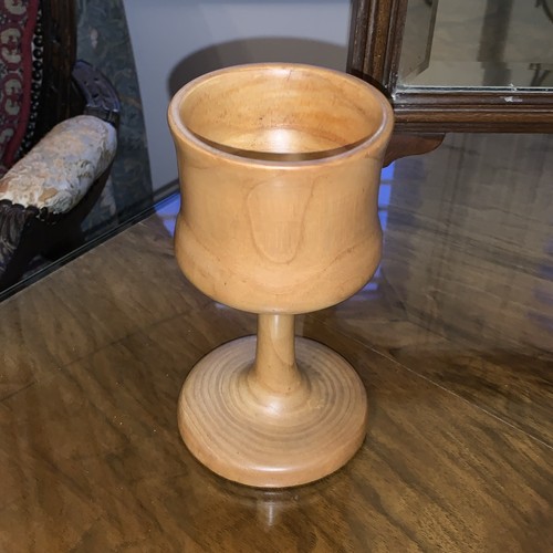 Hand crafted turned wooden - hand,