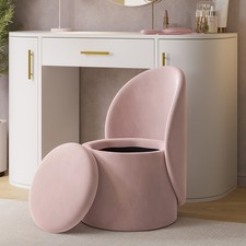 Pink Velvet Dressing Table