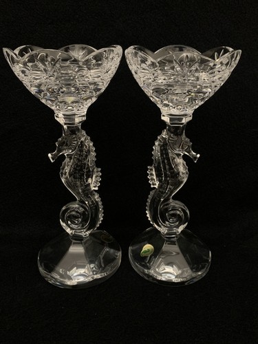 Waterford crystal seahorse set - crystal,