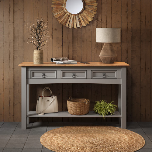 Corona console table grey - table,