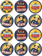 24 Fireman Sam Cup Cake