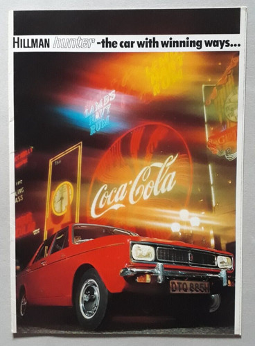 Hillman hunter saloon - hillman, brochure