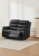 Venice Leather Electric Recliners Sofa With USB Charging - 2 Seater Leather Sofa