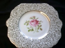 cake or sandwich plate, by T F