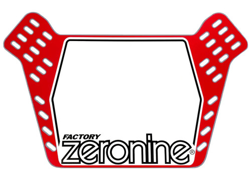 Zeronine bmx number plate - number, old