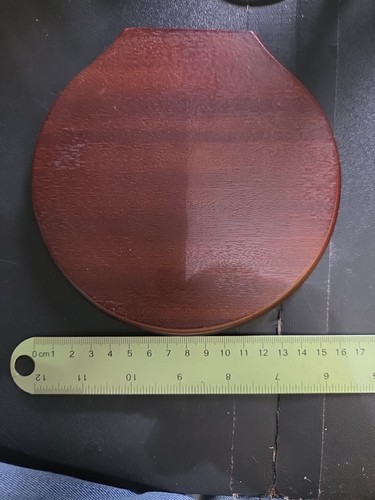 Mahogany effect wooden - mahogany, plinth