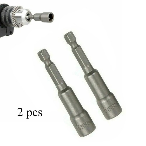 2pcs 8mm hex socket - 8mm, 1/4