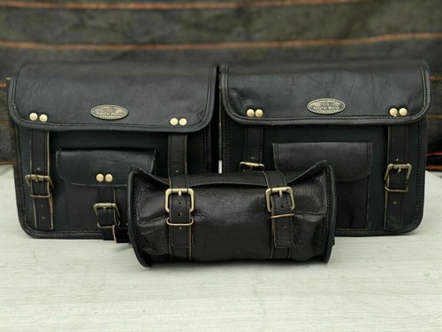 Motorcycle leather pouch - motorcycle,