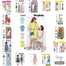 SIMPLICITY Sewing Pattern Girls Children Teens Toddler Dress Dresses FLASH PRICE