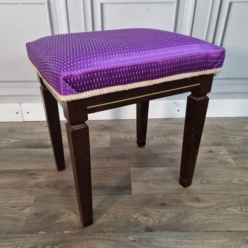 Vintage dressing table stool - vintage,