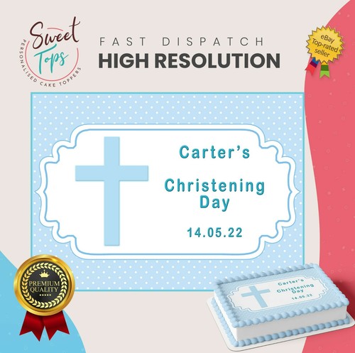 Boy christening personalised - christening,