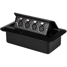 Pop Up Stage Box with Four XLR Female Jacks