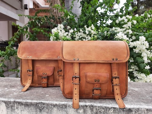 Vintage motorcycle side bag - motorcycle,