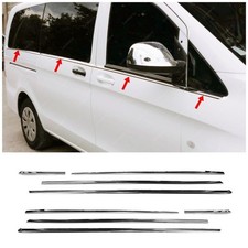 Chrome Window Trim 8 pc For