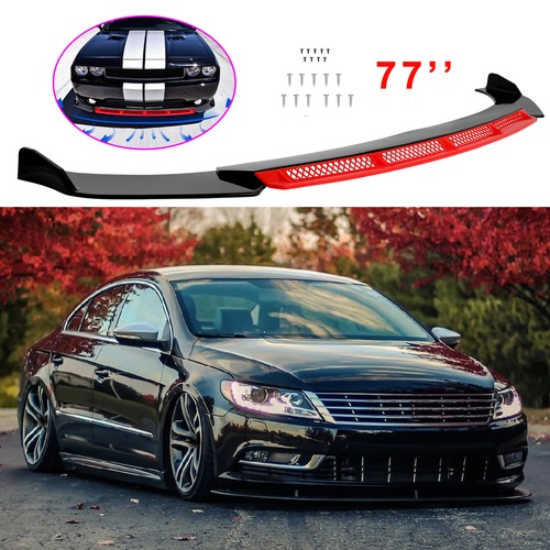 Gloss front bumper - bumper, lip
