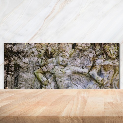 Kitchen glass splashback - kitchen,