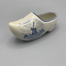 Vintage Dutch Delft China Clog
