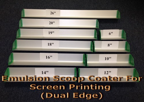 Emulsion scoop coater for - scoop,