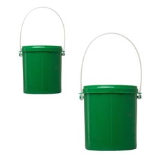  2 Pcs Bait Bucket with Lid
