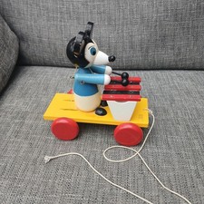 Vintage Pull Along Wooden Toy