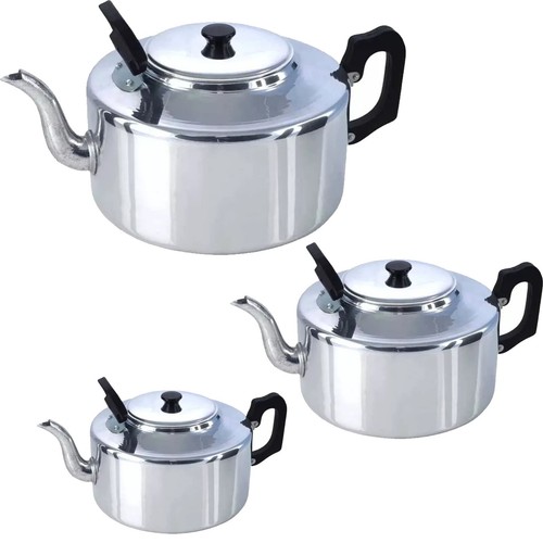 Aluminium catering teapot - aluminium,