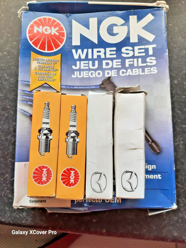 Rx8 laser iridium spark plugs - laser,