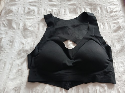 Posture correcting bra black - correcting, bra,