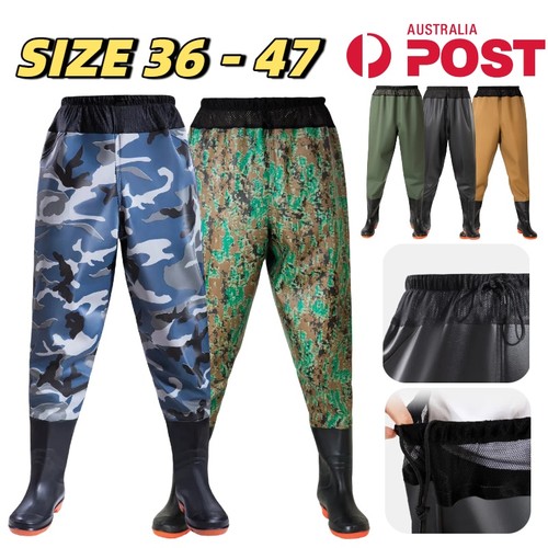 Large waist waders pvc - waist, pants