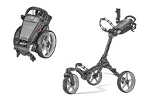 Caddytek CaddyLite Auto+360 Golf Trolley Auto-Fold Swivel Front Wheel-Dark Grey
