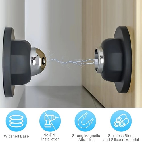 Magnetic door holder for - rv,