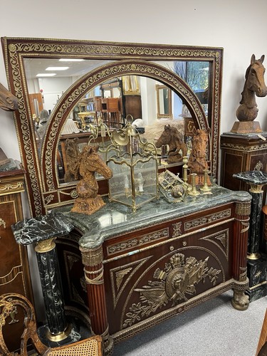 Louis xvi gilt bronze marble - xvi,
