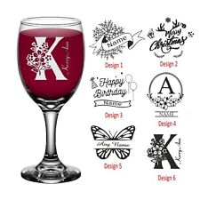 Personalised Engraved Wine Glass Gift For Her Women Valentines Day Gift Gifts