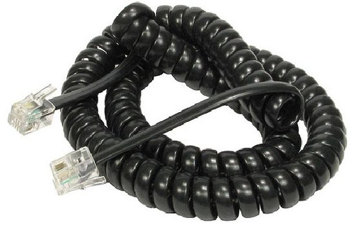 Telephone phone curly handset - curly,