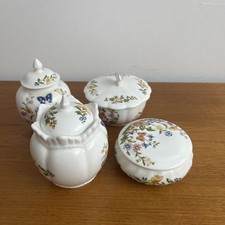 Aynsley Country garden Four Lidded Pots  (G7O)