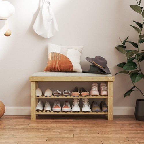 3tier bamboo shoe storage - 3tier,