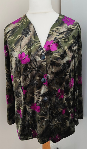 Vintage carolin green pink - vintage, green/pink