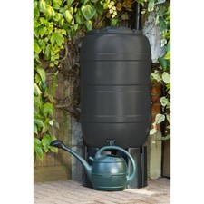210L Black Barrel Garden Water