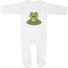 'Happy Frog' Baby Romper